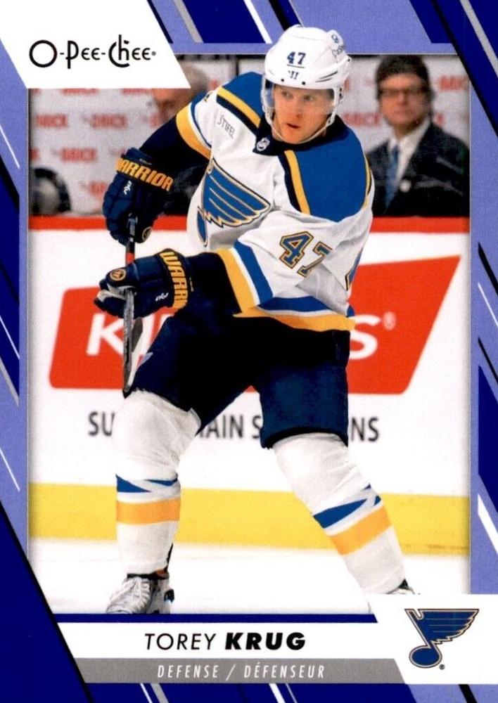 Torey Krug #191 St. Louis Blues | 2023-24 O-Pee-Chee Blue Border