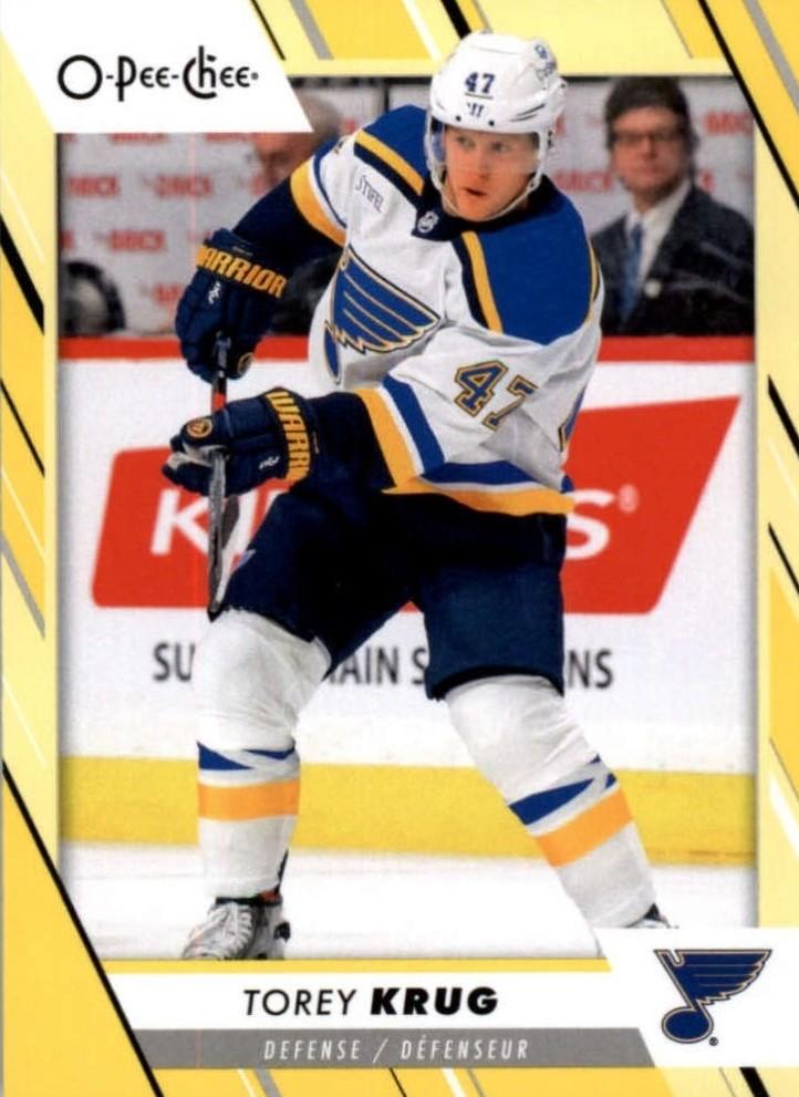 Torey Krug #191 St. Louis Blues | 2023-24 O-Pee-Chee Yellow Border