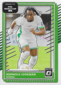 Ademola Lookman #191 Nigeria | 2025-26 Donruss Road to FIFA World Cup Optic Parallel