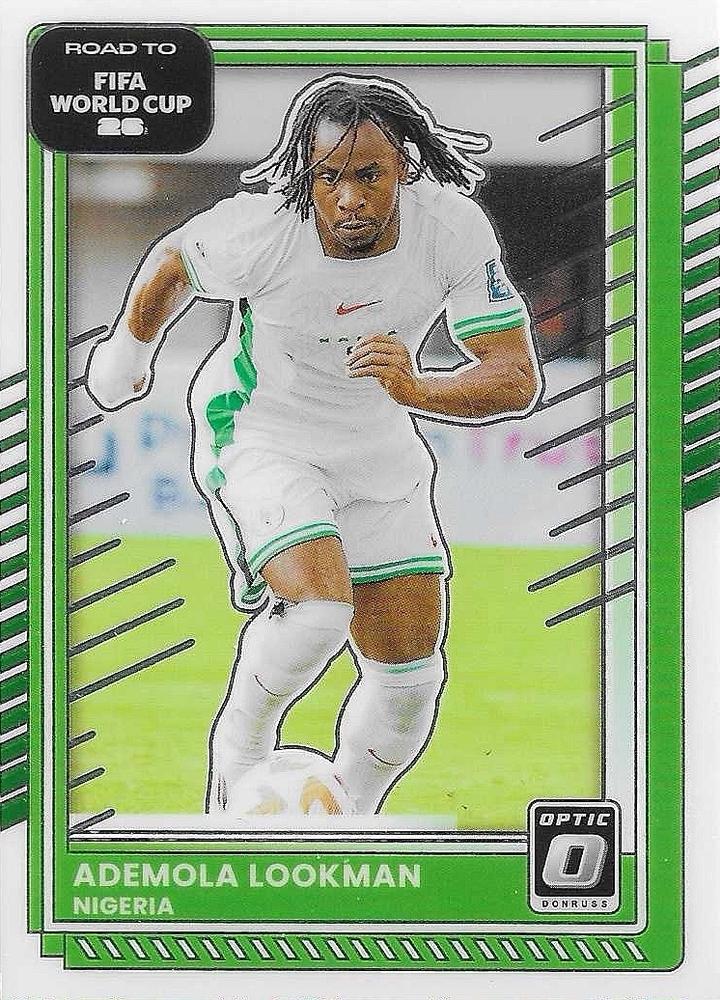 Ademola Lookman #191 Nigeria | 2025-26 Donruss Road to FIFA World Cup Optic Parallel