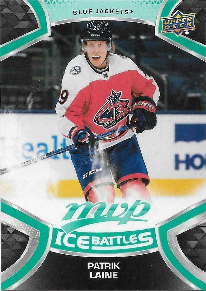 Patrik Laine #192 Columbus Blue Jackets | 2021-22 Upper Deck MVP Ice Battles