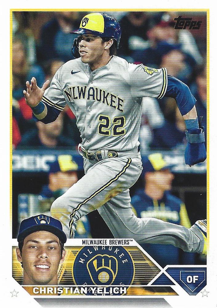 Christian Yelich #192 Milwaukee Brewers | 2023 Topps
