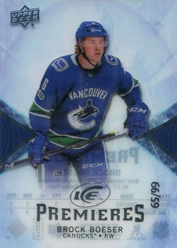 Brock Boeser #193 Vancouver Canucks | 2017-18 Upper Deck Ice