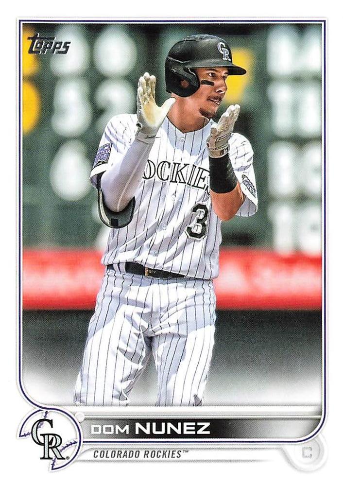 Dom Nunez #193 Colorado Rockies | 2022 Topps