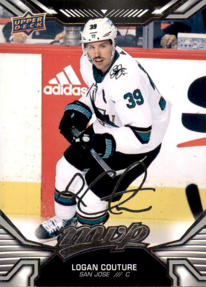 Logan Couture #193 San Jose Sharks | 2022-23 Upper Deck MVP Silver Script