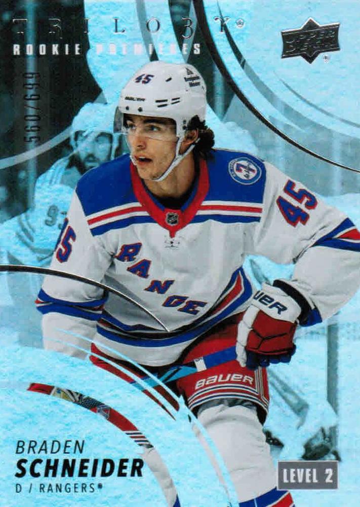 Braden Schneider #194 New York Rangers | 2022-23 Upper Deck Trilogy