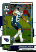 Jeffery Simmons #194 Tennessee Titans | 2022 Donruss Optic | NFL Football