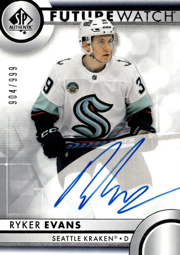 Ryker Evans #194 Seattle Kraken | 2023-24 SP Authentic