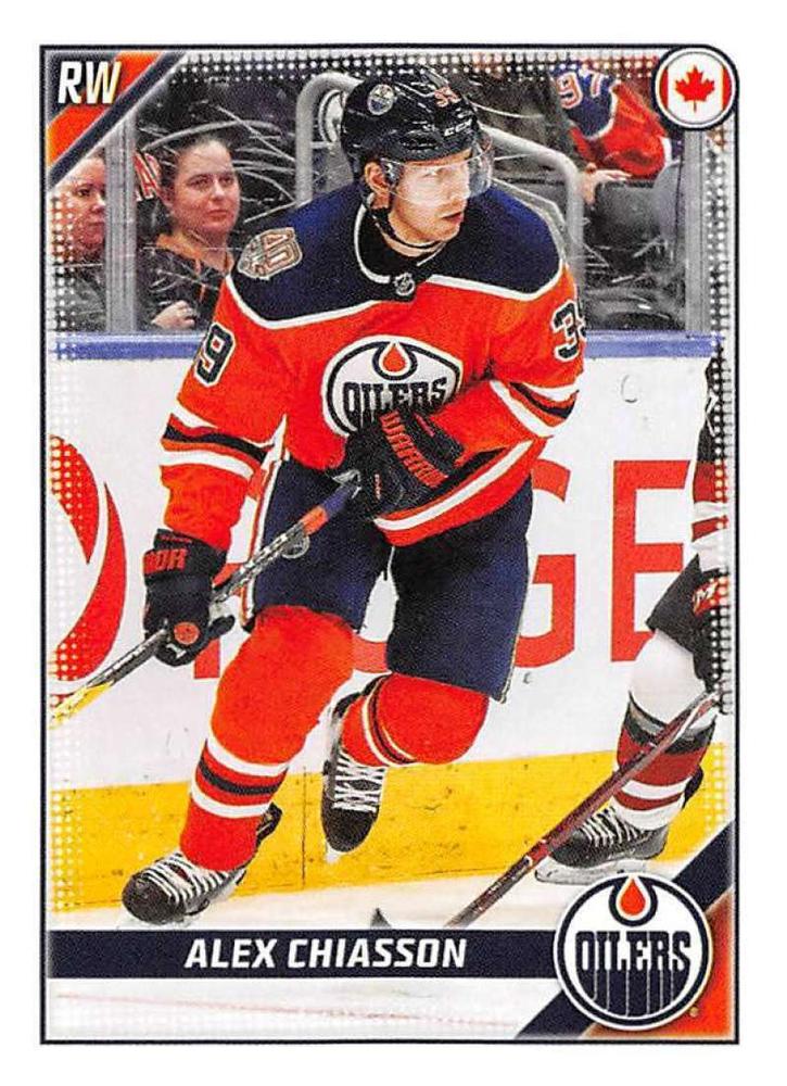 Alex Chiasson #195 Edmonton Oilers | 2019-20 Topps NHL Sticker Collection