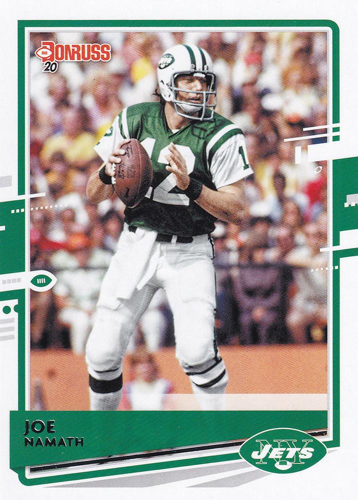 Joe Namath #195 New York Jets | 2020 Panini Donruss | NFL Football