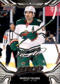 Marcus Foligno #195 Minnesota Wild | 2022-23 Upper Deck MVP Silver Script
