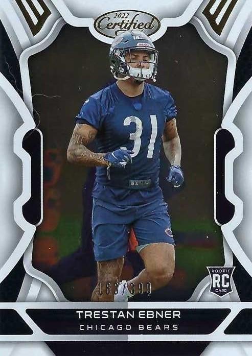 Trestan Ebner #195 Chicago Bears | 2022 Panini Certified | NFL Football