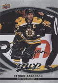 Patrice Bergeron #195 Boston Bruins | 2023-24 Upper Deck MVP Silver Script