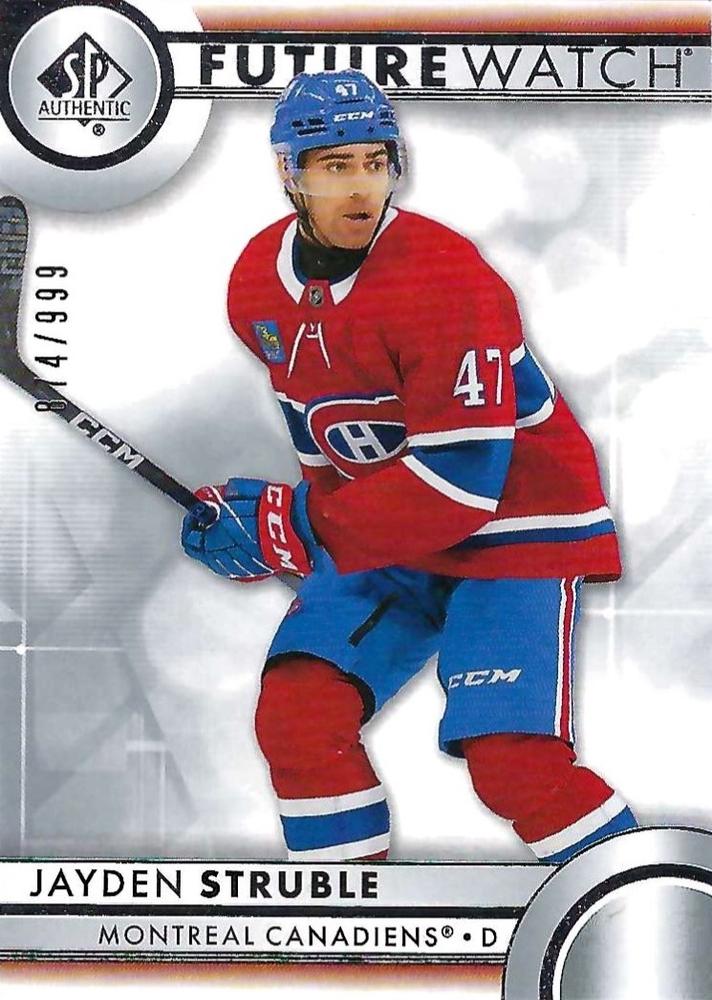 Jayden Struble #195 Montreal Canadiens | 2023-24 SP Authentic