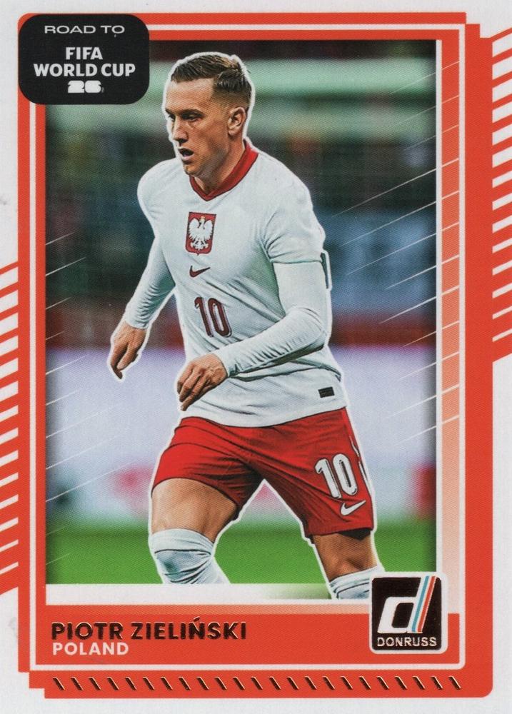 Piotr Zielinski #195 Poland | 2025-26 Donruss Road to FIFA World Cup
