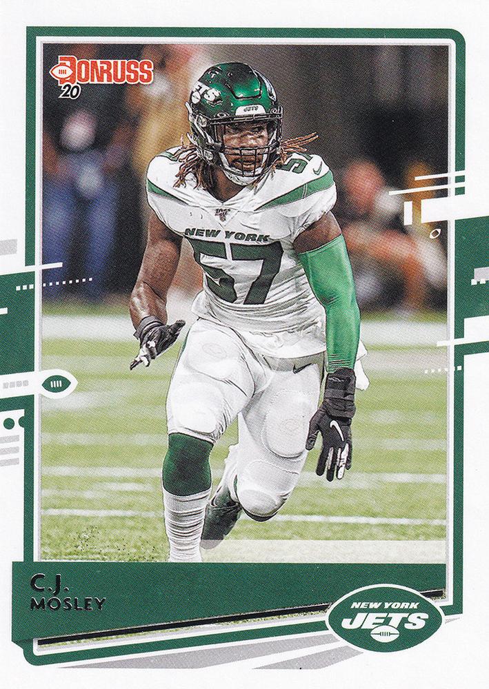 C.J. Mosley #196 New York Jets | 2020 Panini Donruss | NFL Football