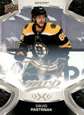 David Pastrnak #196 Boston Bruins | 2021-22 Upper Deck MVP Silver Script