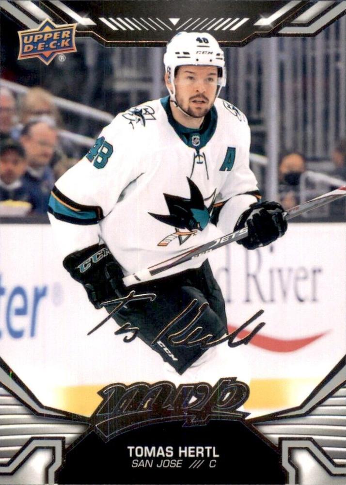 Tomas Hertl #196 San Jose Sharks | 2022-23 Upper Deck MVP Silver Script