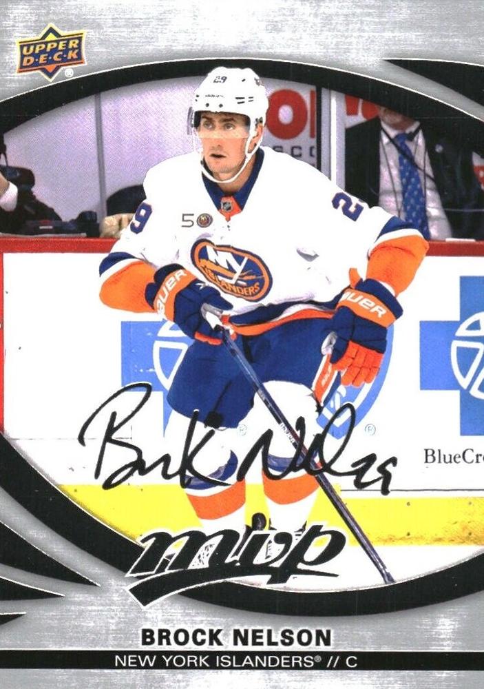 Brock Nelson #196 New York Islanders | 2023-24 Upper Deck MVP Silver Script