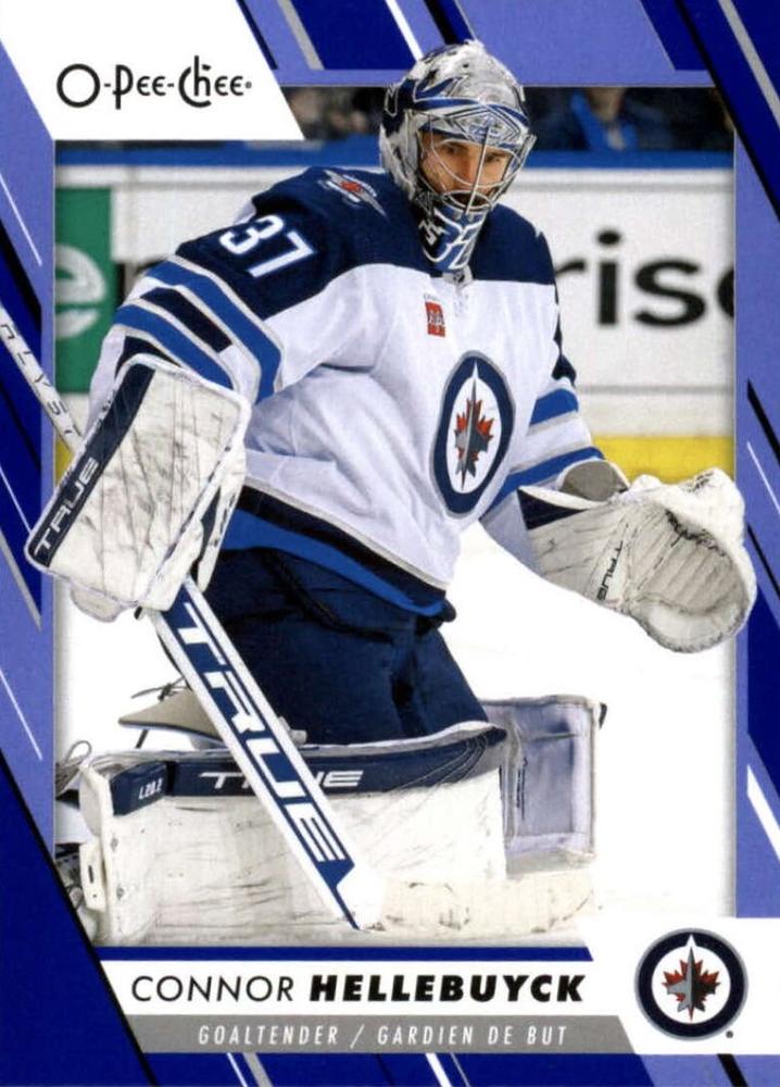 Connor Hellebuyck #196 Winnipeg Jets | 2023-24 O-Pee-Chee Blue Border