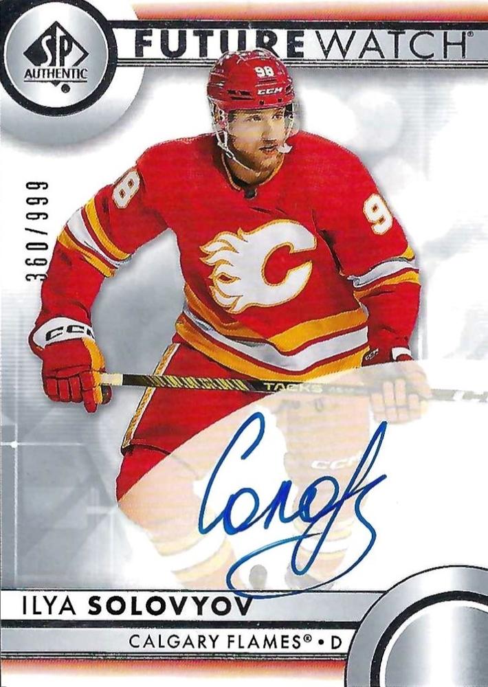Ilya Solovyov #196 Calgary Flames | 2023-24 SP Authentic