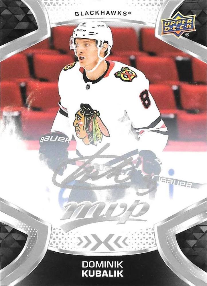 Dominik Kubalik #197 Chicago Blackhawks | 2021-22 Upper Deck MVP Silver Script