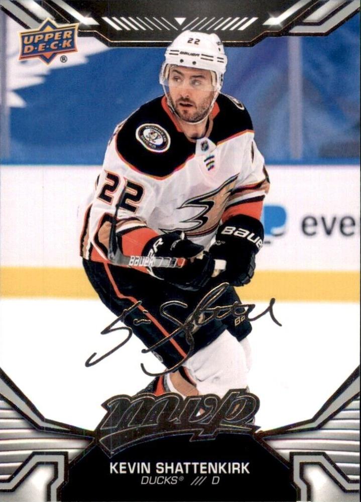 Kevin Shattenkirk #197 Anaheim Ducks | 2022-23 Upper Deck MVP Silver Script