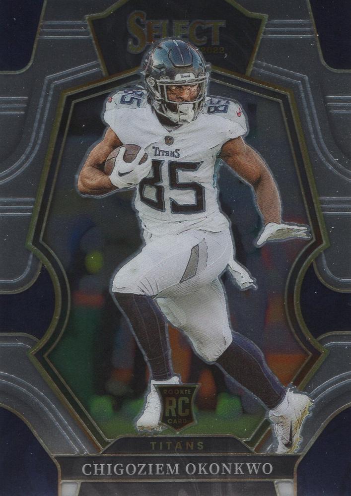 Chigoziem Okonkwo #197 Tennessee Titans | 2022 Panini Select | NFL Football