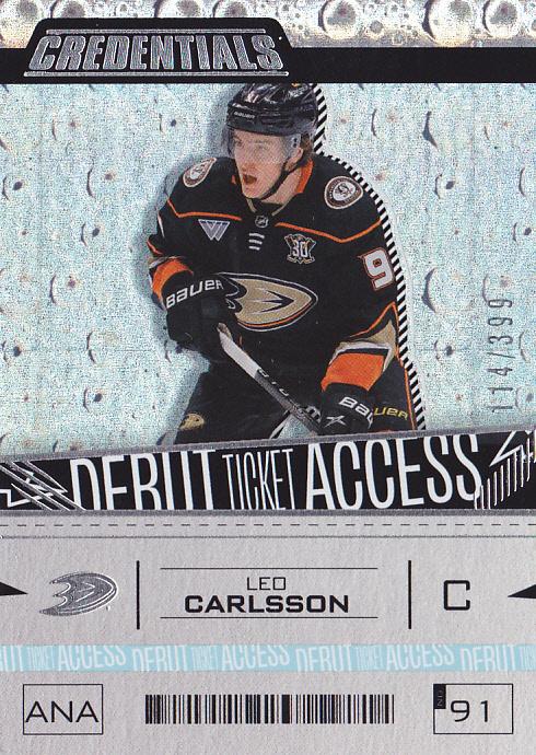 Leo Carlsson #197 Anaheim Ducks | 2023-24 Upper Deck Credentials