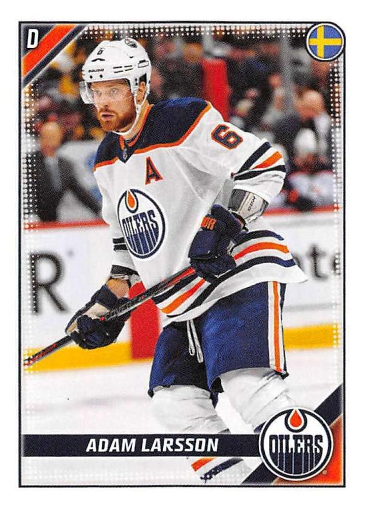 Adam Larsson #198 Edmonton Oilers | 2019-20 Topps NHL Sticker Collection