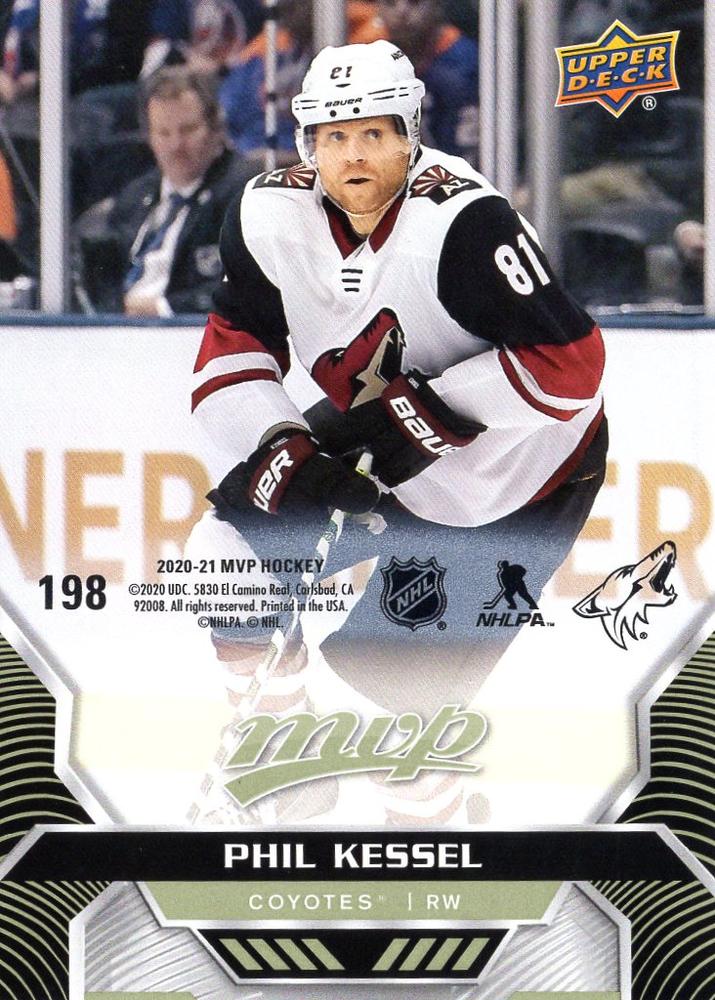 Phil Kessel #198 Arizona Coyotes | 2020-21 Upper Deck MVP Puzzle Backs