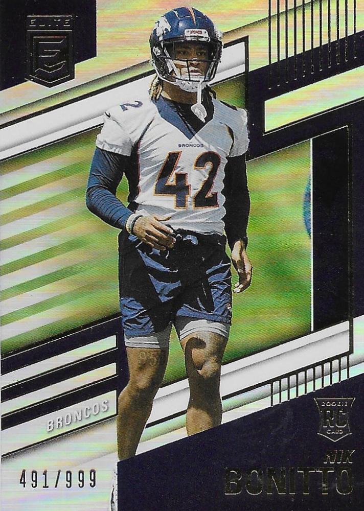 Nik Bonitto #198 Denver Broncos | 2022 Donruss Elite | NFL Football
