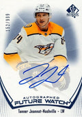 Tanner Jeannot #198 Nashville Predators | 2021-22 SP Authentic