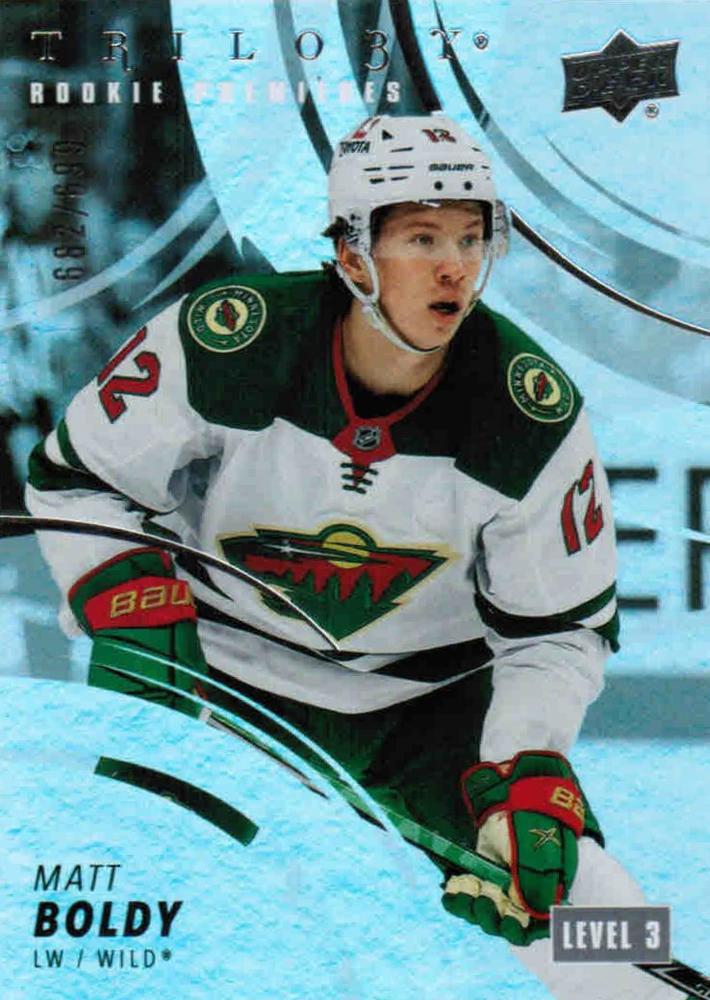 Matt Boldy #198 Minnesota Wild | 2022-23 Upper Deck Trilogy