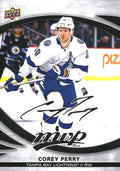 Corey Perry #198 Tampa Bay Lightning | 2023-24 Upper Deck MVP Silver Script