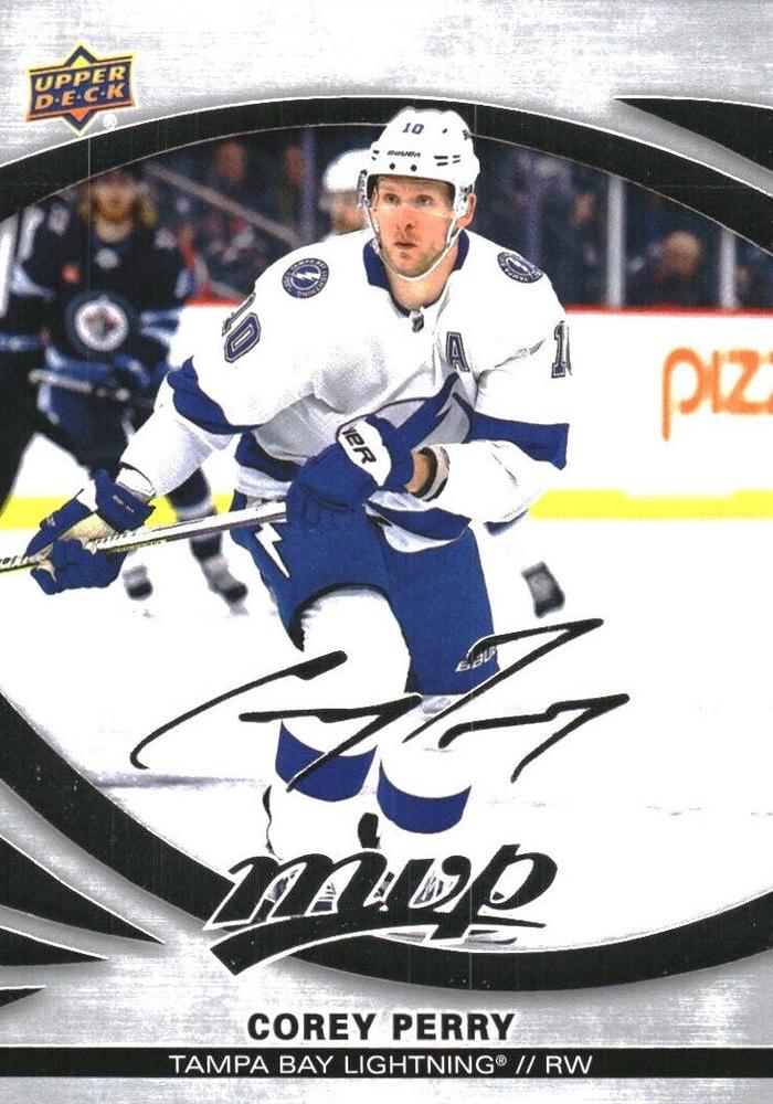 Corey Perry #198 Tampa Bay Lightning | 2023-24 Upper Deck MVP Silver Script