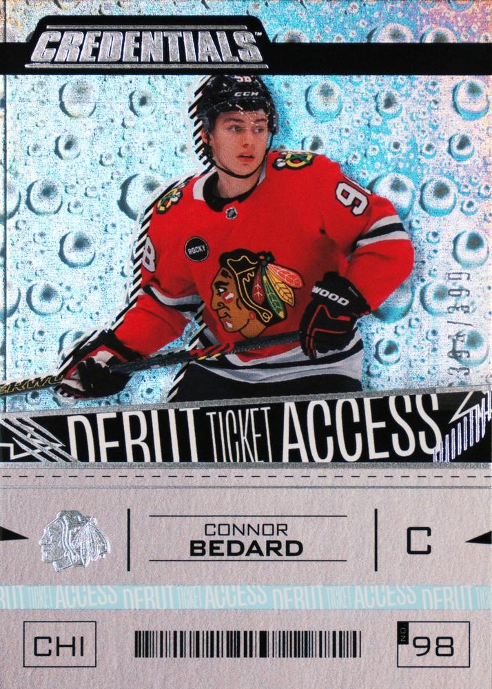 Connor Bedard #198 Chicago Blackhawks | 2023-24 Upper Deck Credentials