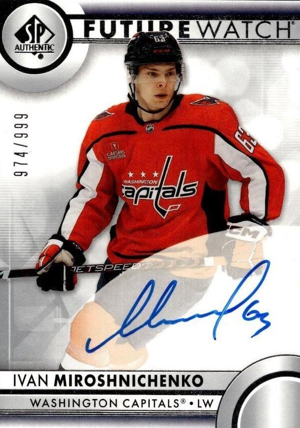 Ivan Miroshnichenko #198 Washington Capitals | 2023-24 SP Authentic