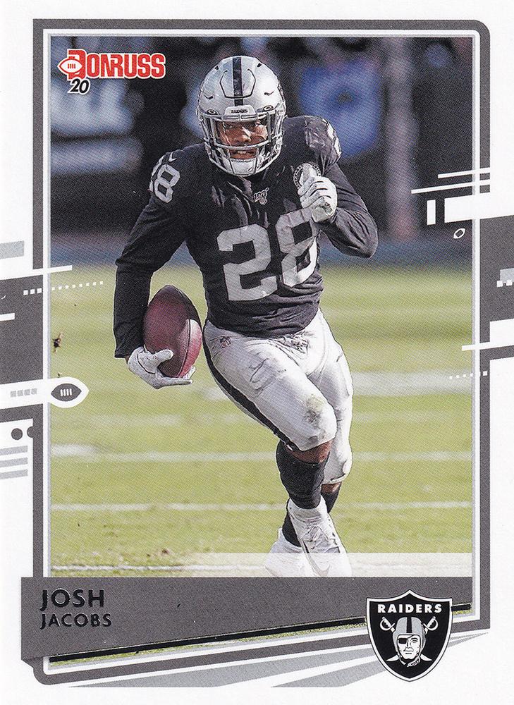 Josh Jacobs #199 Las Vegas Raiders | 2020 Panini Donruss | NFL Football