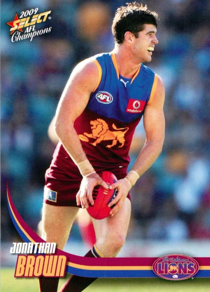 Jonathan Brown #19 Brisbane Lions | 2009 Select AFL Champions