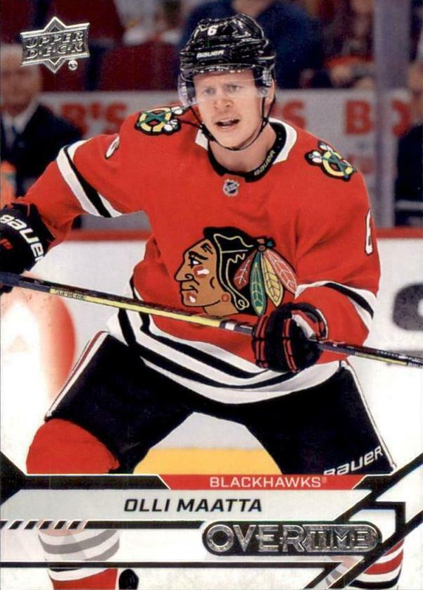 Olli Maatta #19 Chicago Blackhawks | 2020-21 Upper Deck Overtime