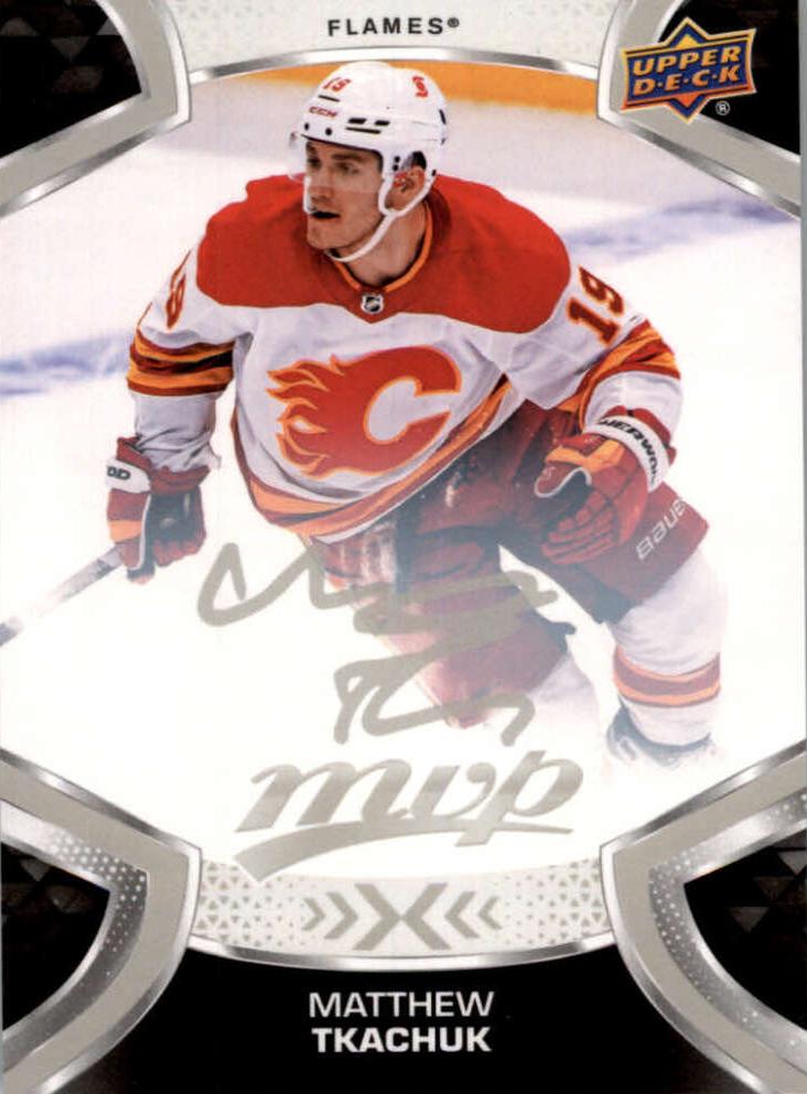 Matthew Tkachuk #19 Calgary Flames | 2021-22 Upper Deck MVP Silver Script