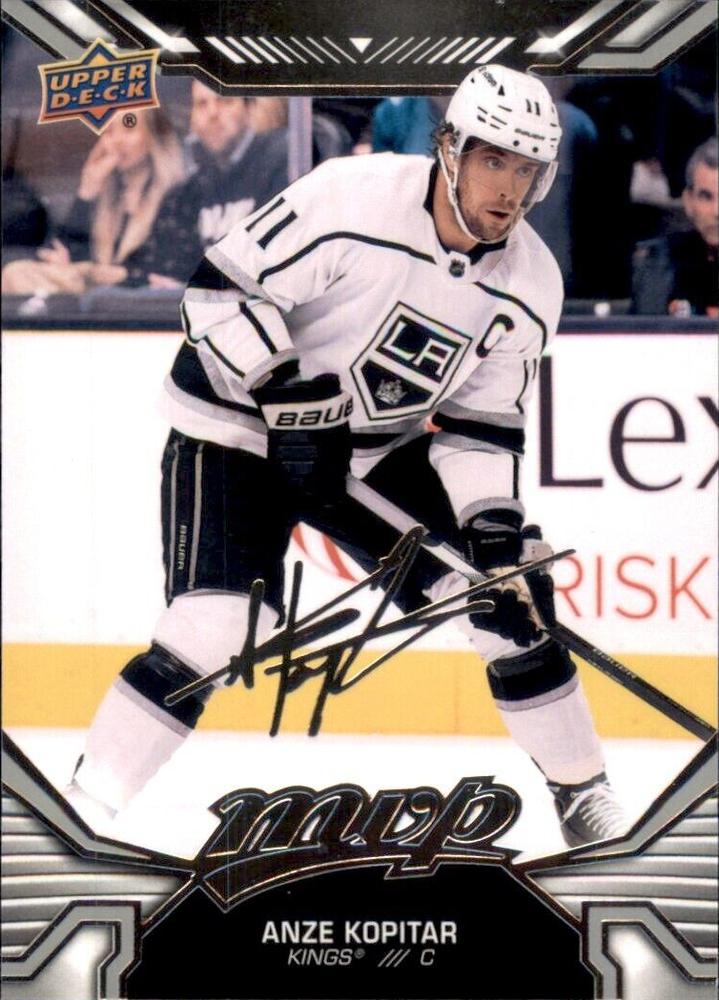 Anze Kopitar #19 Los Angeles Kings | 2022-23 Upper Deck MVP Silver Script