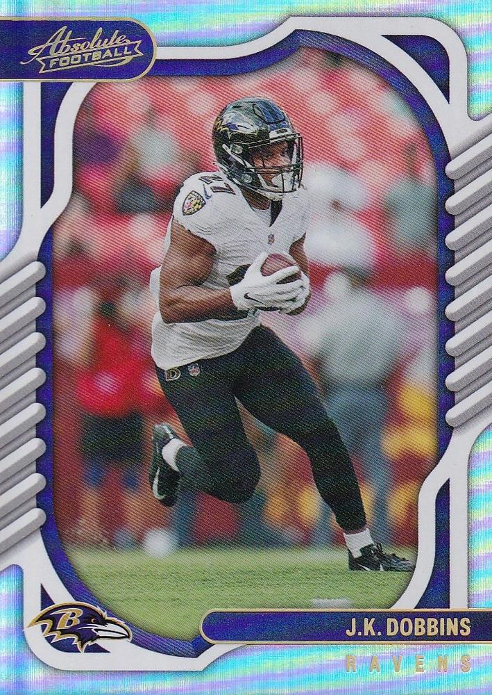 J.K. Dobbins #19 Baltimore Ravens | 2022 Panini Absolute | NFL Football