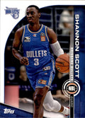 Shannon Scott #19 Brisbane Bullets | 2023-24 Topps NBL