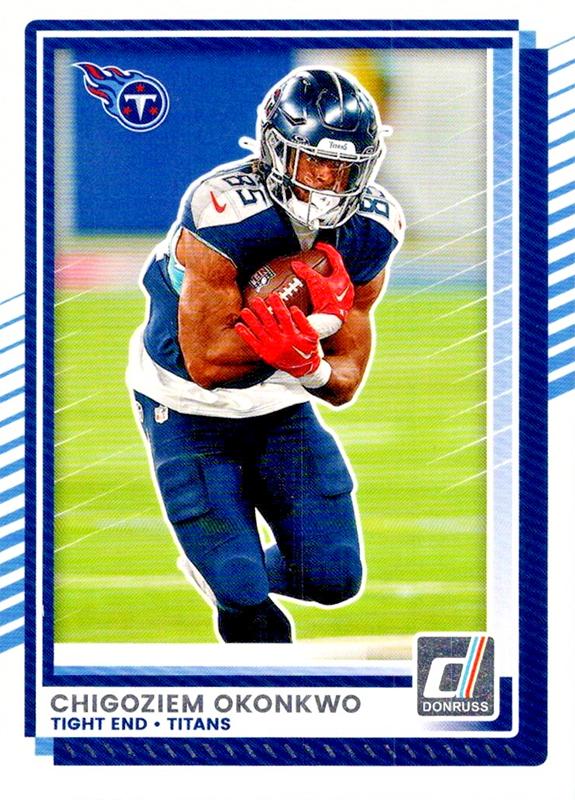 Chigoziem Okonkwo #19 Tennessee Titans | 2025 Donruss | NFL Football
