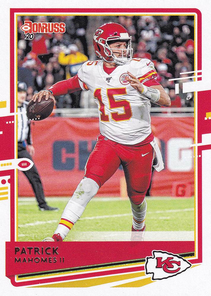 Patrick Mahomes II #1 Kansas City Chiefs | 2020 Panini Donruss | NFL Football