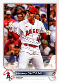 Shohei Ohtani #1 Los Angeles Angels (Bat in one hand, white jersey) | 2022 Topps