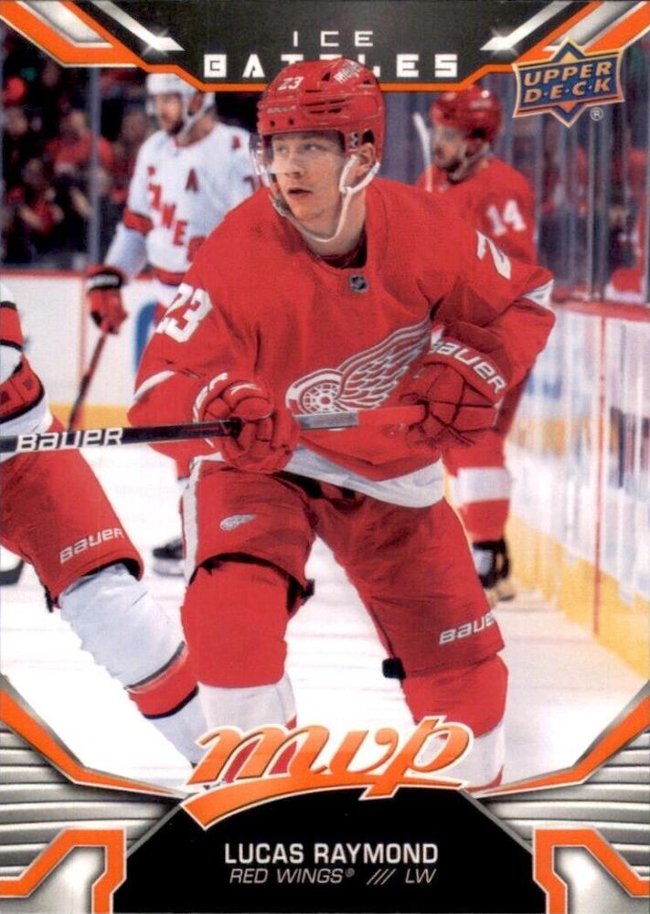 Lucas Raymond #1 Detroit Red Wings | 2022-23 Upper Deck MVP Ice Battles