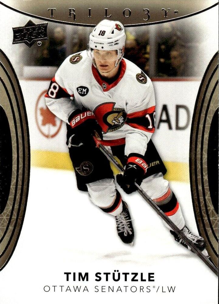 Tim Stutzle #1 Ottawa Senators | 2022-23 Upper Deck Trilogy